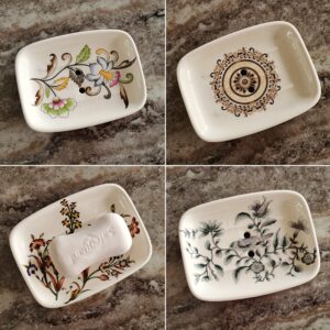 élégant porte-savon porcelaine