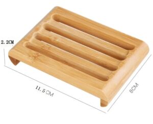 porte-savon en bois naturel