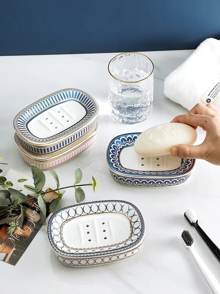 Porte savon pour douche en céramique – Image 4