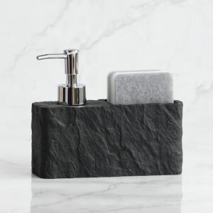 porte éponge avec distributeur de savon